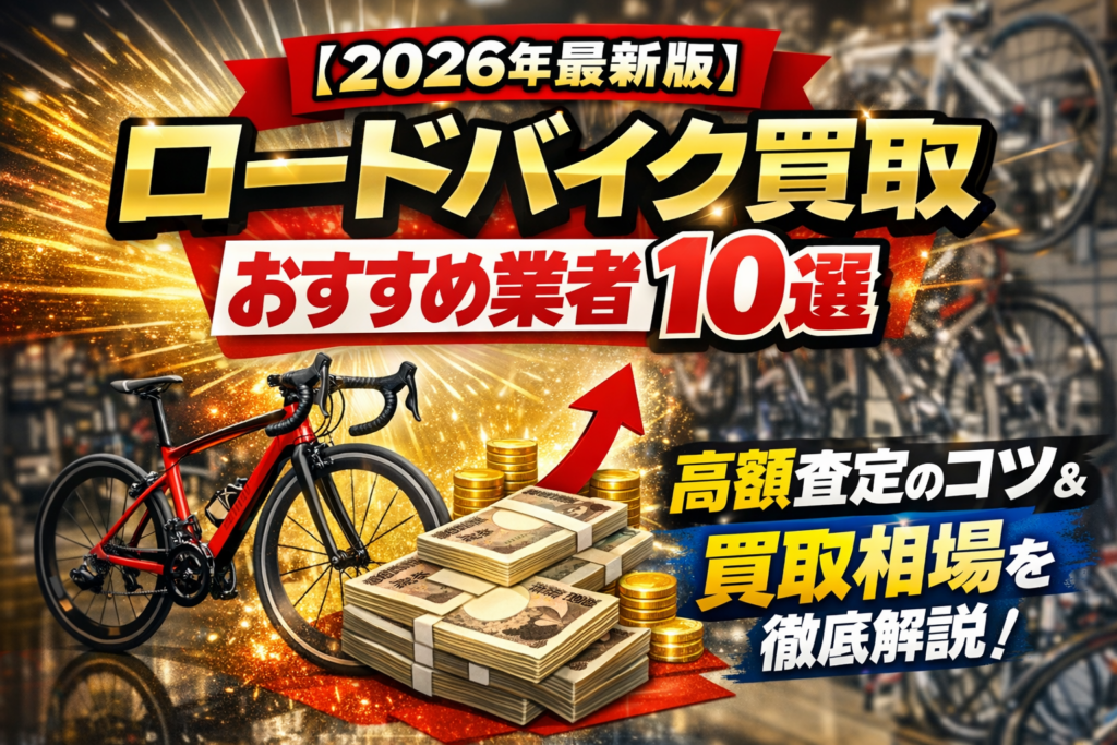 ロードバイクトレードか買い取りしてくれる方募集 2026年最新版】ロードバイク買取おすすめ業者10選｜高額査定のコツと